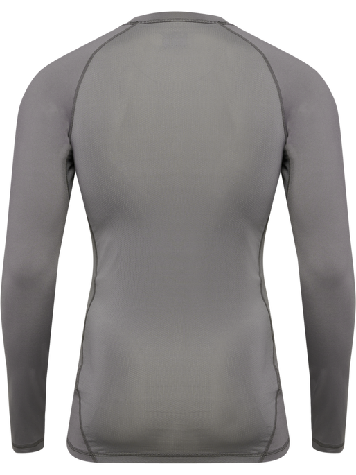 hmlBL PERFORMANCE TEE L/S, STEEL GRAY hmlBL PERFORMANCE TEE L/S, STEEL GRAY, packshot