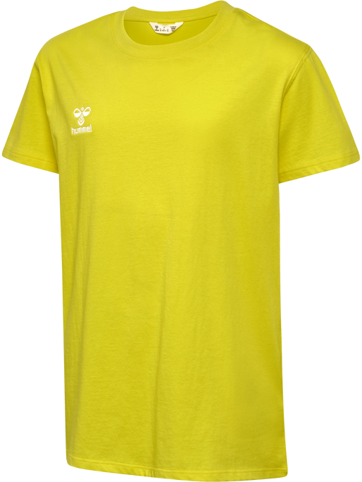 hmlGO 2.0 T-SHIRT S/S KIDS, BLAZING YELLOW, packshot