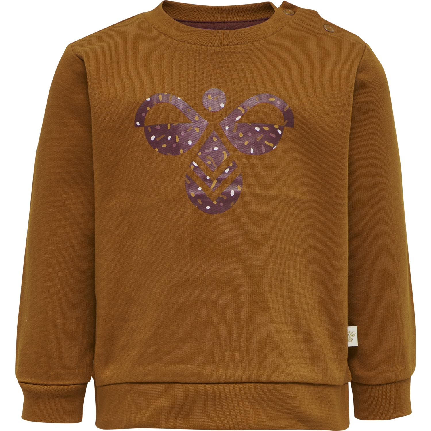 hmlLIME SWEATSHIRT, GLAZED GINGER, packshot