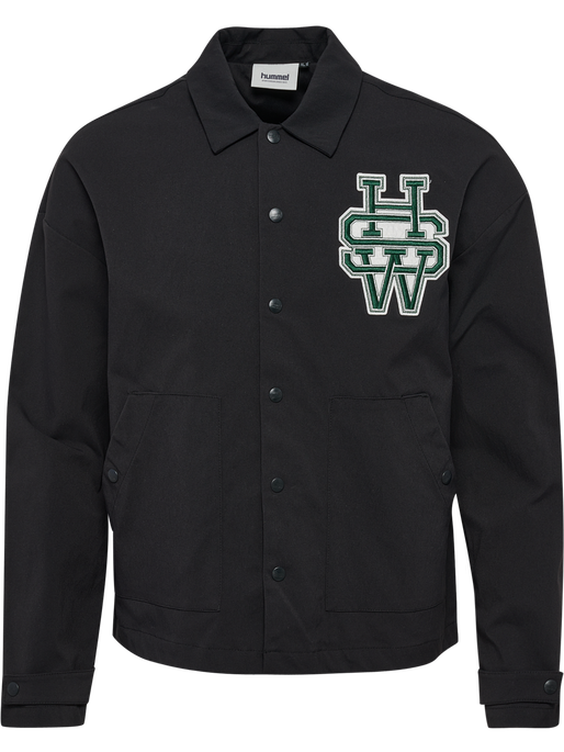 hmlCOACH JACKET HSW, BLACK, packshot