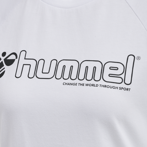 hmlNONI 2.0 T-SHIRT, WHITE, packshot