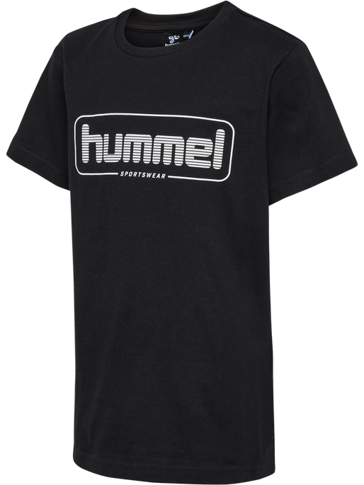 hmlBALLY T-SHIRT S/S, BLACK, packshot