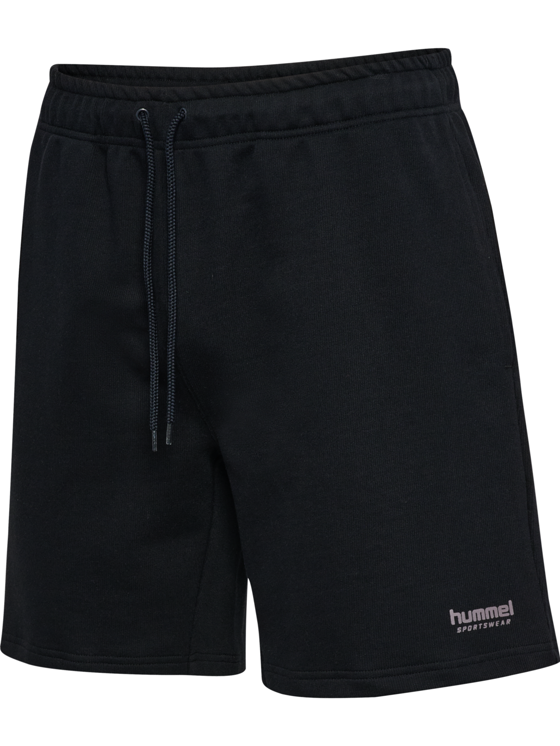 hmlLOOSE SWEAT SHORTS HS, BLACK, packshot