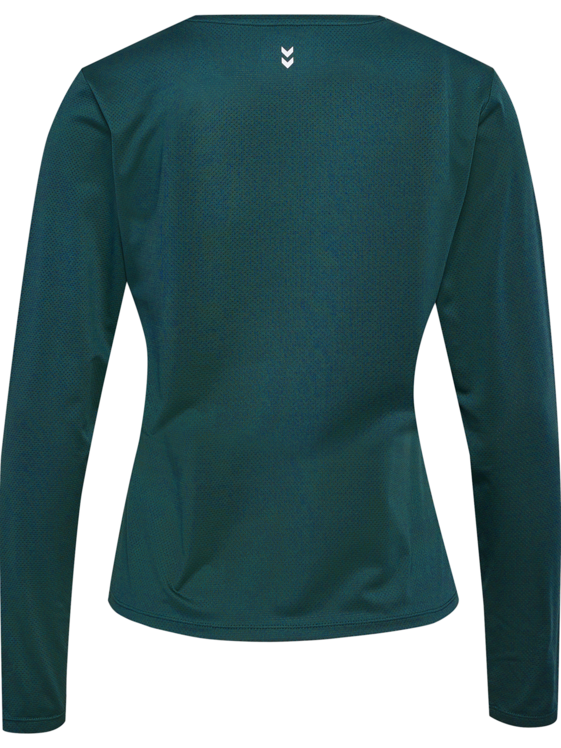 hmlMT AURA MESH T-SHIRT L/S, DEEP TEAL, packshot