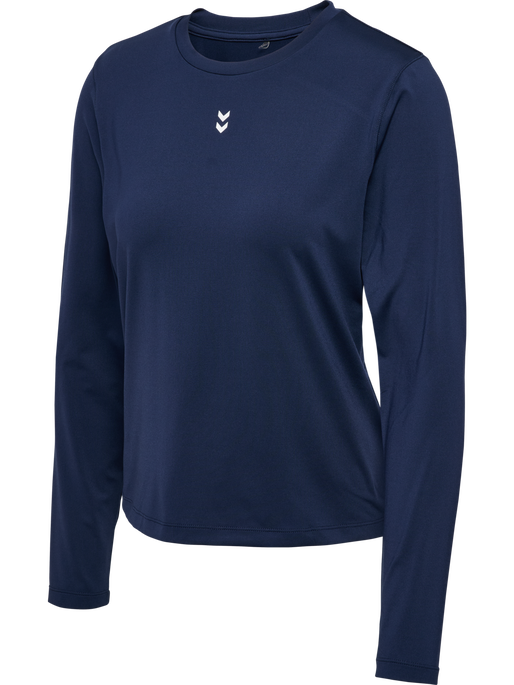 hmlFAST W T-SHIRT L/S, DRESS BLUES hmlFAST W T-SHIRT L/S, DRESS BLUES, packshot