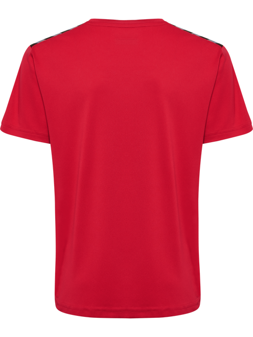 hmlAUTHENTIC PL JERSEY S/S KIDS, TRUE RED, packshot