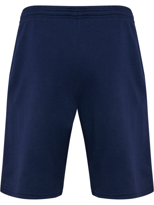 hmlMOVER COTTON BERMUDA SHORTS, MARINE, packshot