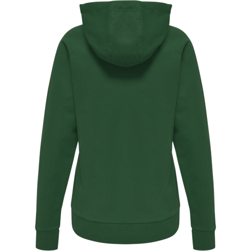 HMLGO COTTON LOGO HOODIE WOMAN, EVERGREEN, packshot