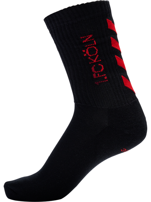 1FCK FUNDAMENTAL SOCKS 3-PACK, BLACK/RED 1FCK FUNDAMENTAL SOCKS 3-PACK, BLACK/RED, packshot