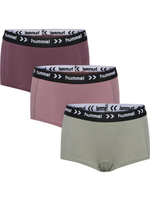 hmlNALA HIPSTERS 3 PAK, TWILIGHT MAUVE, packshot