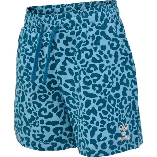 hmlFLOWY AOP SHORTS, BLUE CORAL, packshot