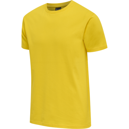 hmlRED BASIC T-SHIRT S/S, EMPIRE YELLOW, packshot