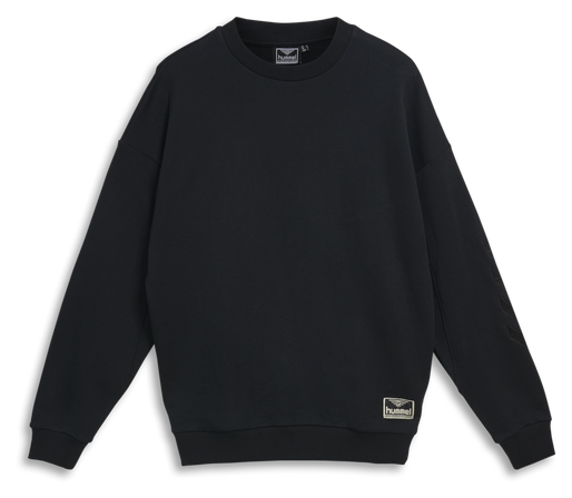 hmlURBAN SWEATSHIRT, BLACK, packshot