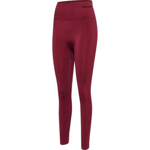 hmlTIF SEAMLESS HIGH WAIST TIGHTS, CABERNET, packshot