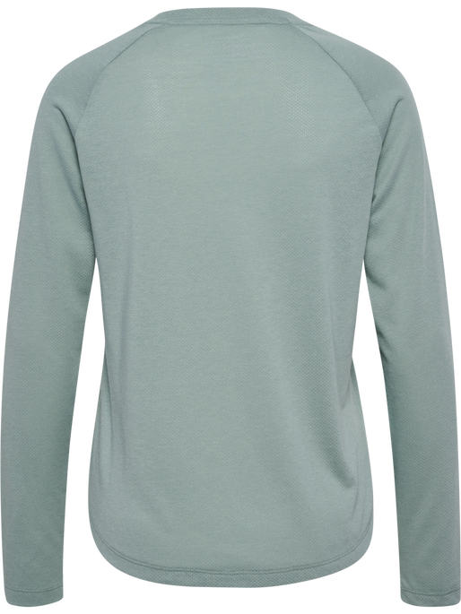 hmlMT VANJA T-SHIRT L/S, CHINOIS GREEN, packshot