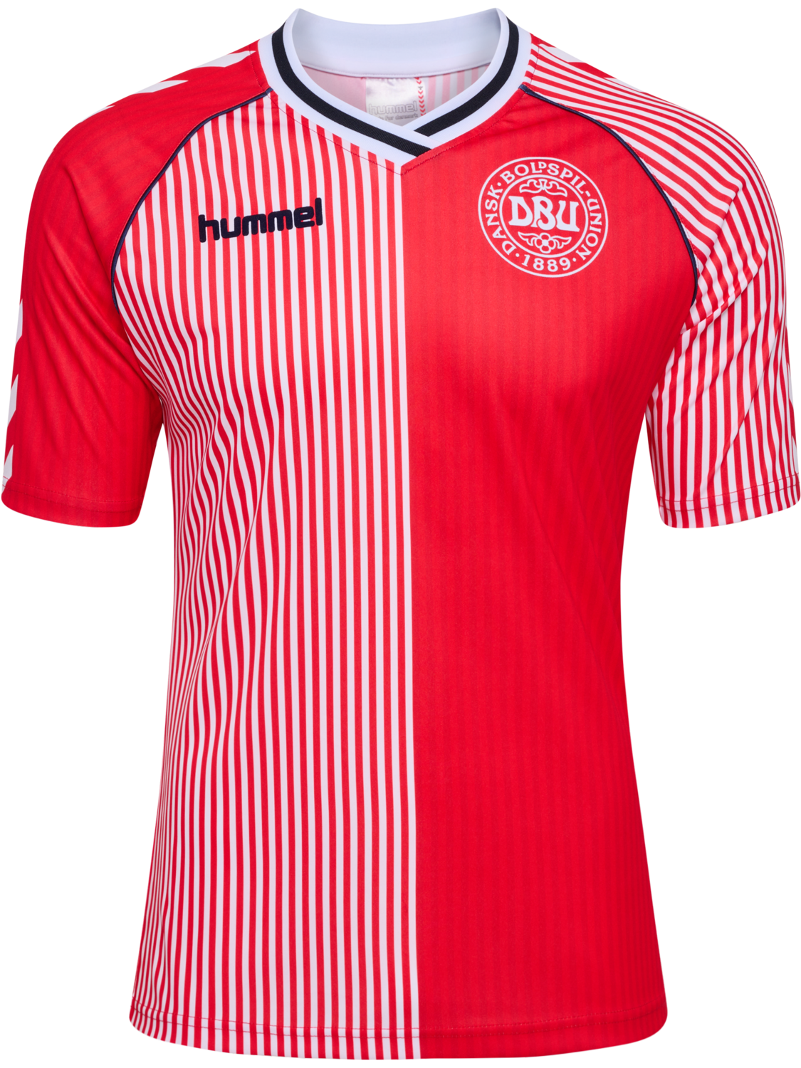 DBU 86 REPLICA JERSEY S/S, RED/WHITE, packshot