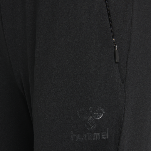 hmlSELBY TAPERED PANTS, BLACK, packshot