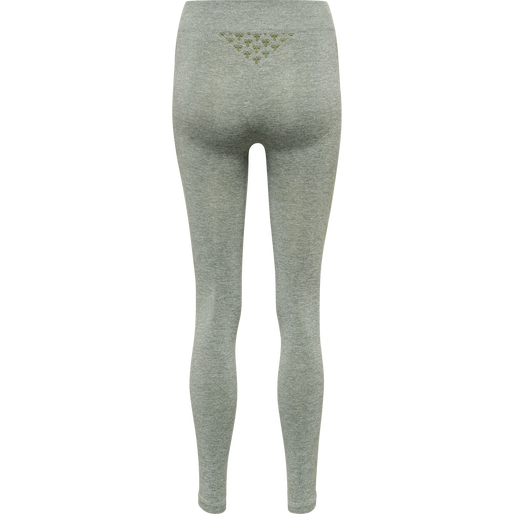 hmlCI SEAMLESS MID WAIST TIGHTS, LILY PAD MELANGE, packshot