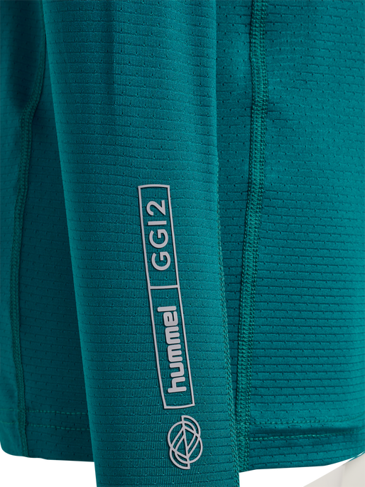 hmlGG12 TRAINING TEE L/S KIDS, DEEP LAGOON, packshot