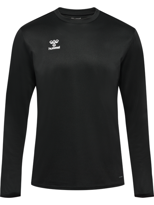 hmlESSENTIAL SWEATSHIRT, BLACK, packshot