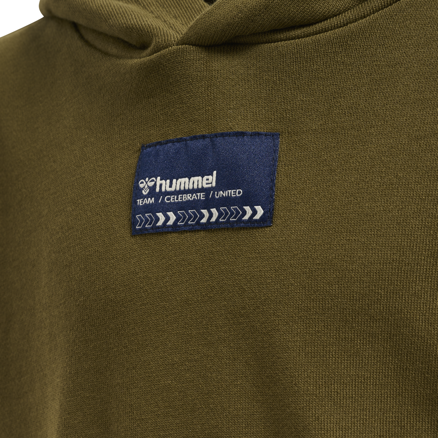 hmlDITMER HOODIE, DARK OLIVE, packshot