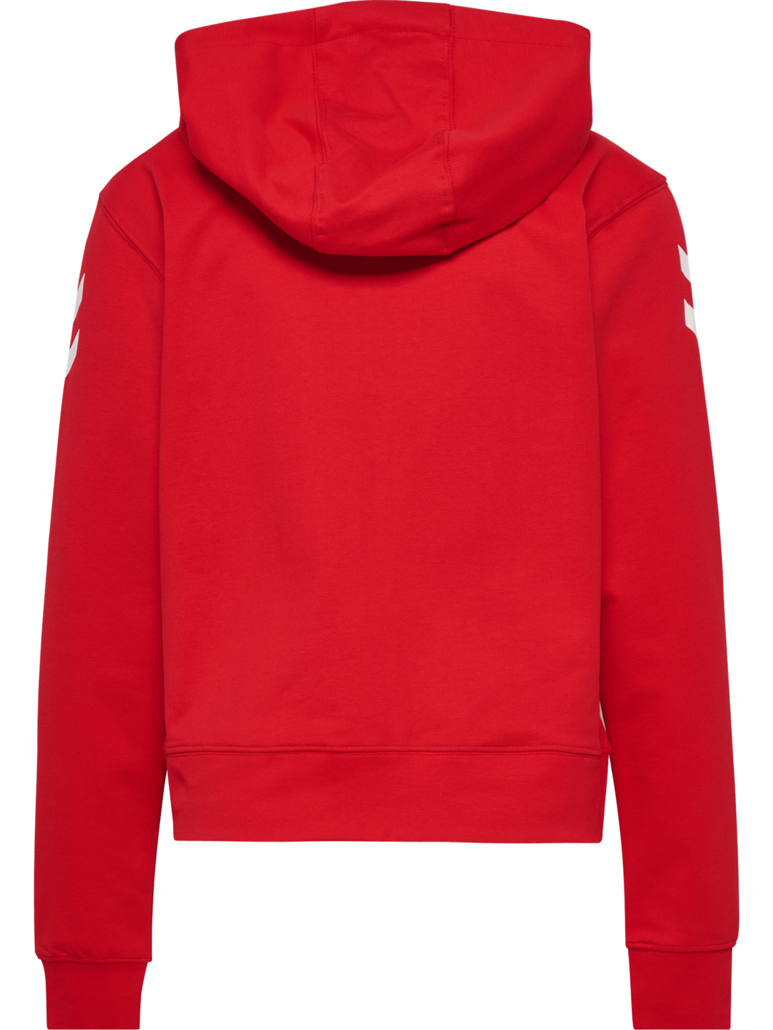 hmlGO 2.0 CHEVRON ZIP HOODIE WOMAN, TRUE RED, packshot