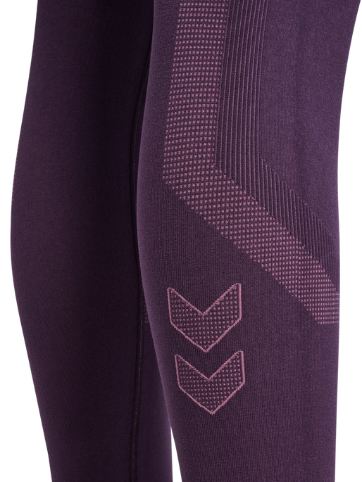 hmlMT POWER SEAMLESS MW TIGHTS, PLUM PERFECT, packshot