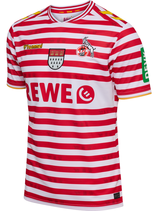 1FCK 25/26 KARNEVAL JERSEY S/S, WHITE/TRUE RED 1FCK 25/26 KARNEVAL JERSEY S/S, WHITE/TRUE RED, packshot