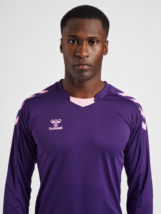 hmlCORE XK POLY JERSEY L/S, ACAI, model