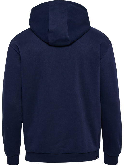 hmlMOVER COTTON HOODIE, MARINE hmlMOVER COTTON HOODIE, MARINE, packshot