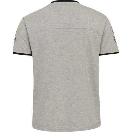 hmlCIMA KIDS T-SHIRT, GREY MELANGE, packshot