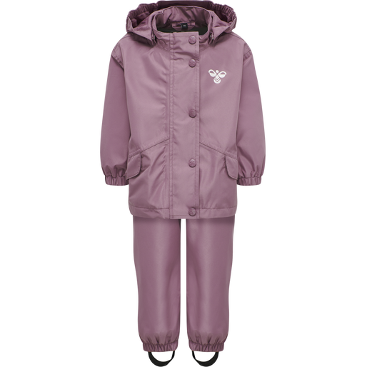 hmlREVA RAINSUIT MINI, DUSKY ORCHID hmlREVA RAINSUIT MINI, DUSKY ORCHID, packshot