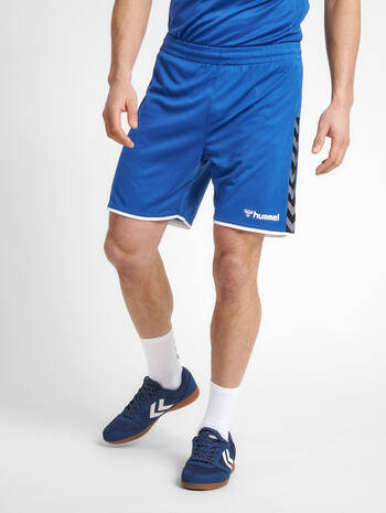 hmlAUTHENTIC POLY SHORTS, TRUE BLUE, model