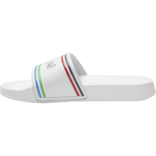 POOL SLIDE RETRO, WHITE/MULTICOLOR POOL SLIDE RETRO, WHITE/MULTICOLOR, packshot