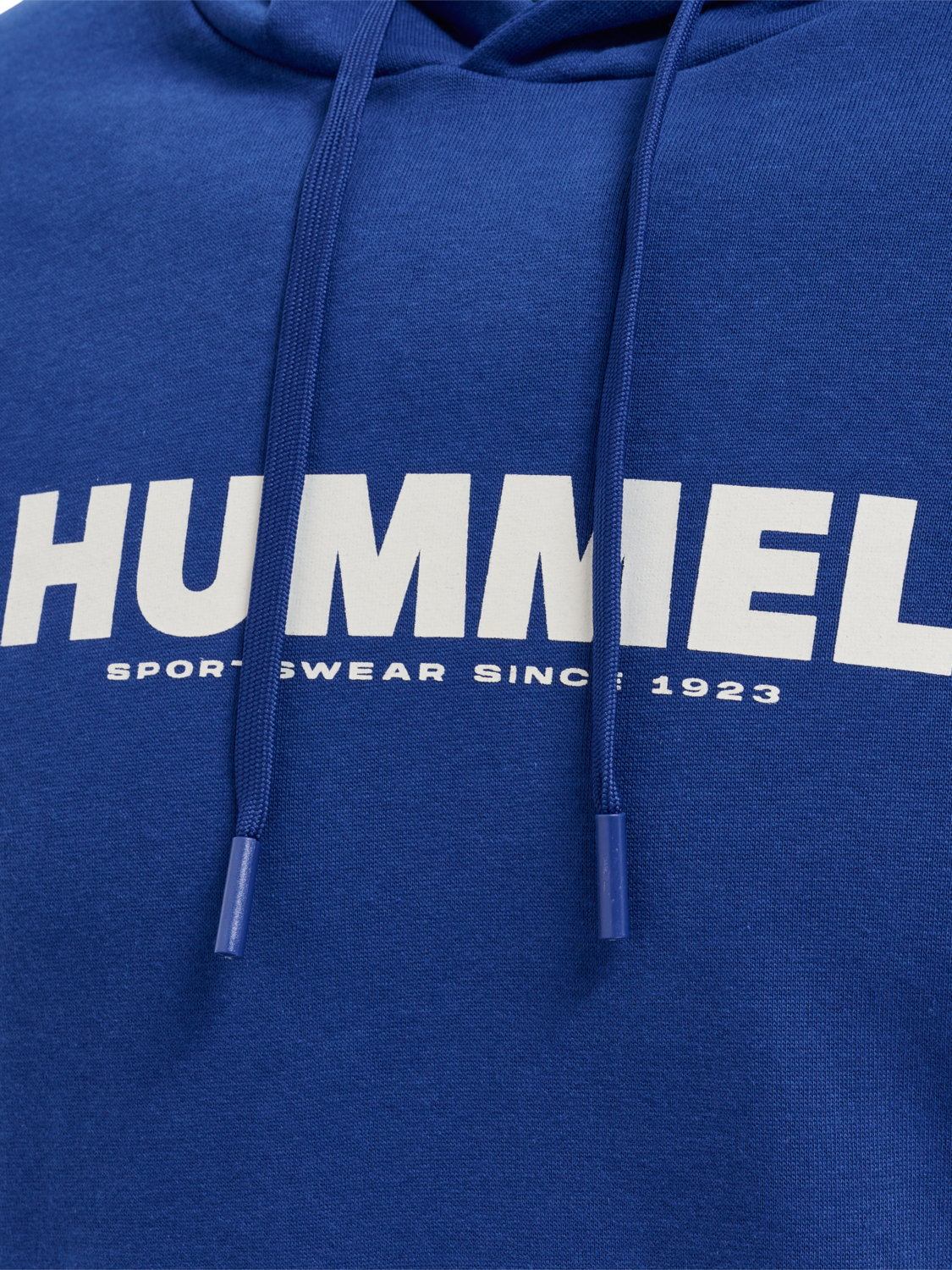 hmlLEGACY LOGO HOODIE, MAZARINE BLUE, packshot