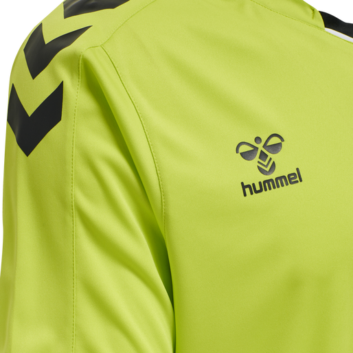 hmlCORE XK POLY JERSEY S/S, LIME POPSICLE, packshot
