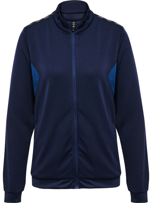 hmlAUTHENTIC PL ZIP JACKET WOMAN, MARINE, packshot