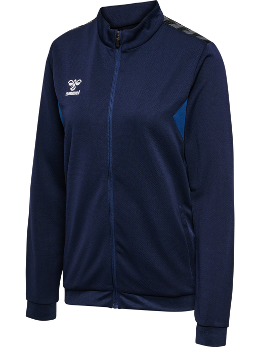 hmlAUTHENTIC PL ZIP JACKET WOMAN, MARINE, packshot