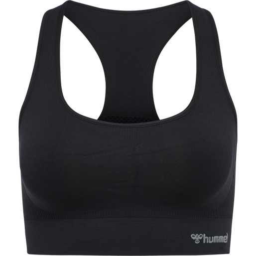 hmlTIF SEAMLESS SPORTS TOP, BLACK hmlTIF SEAMLESS SPORTS TOP, BLACK, packshot