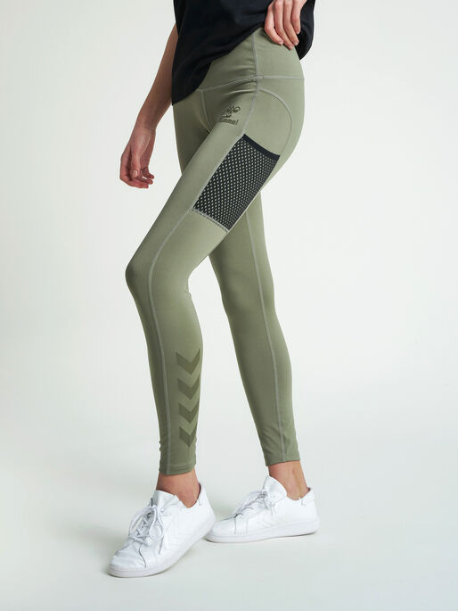 hmlCHIPO TIGHTS, VETIVER, model