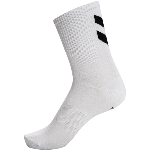 hmlCHEVRON 6-PACK SOCKS, WHITE, packshot