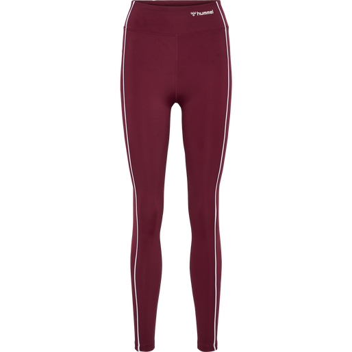 hmlMT FLASH HIGH WAIST TIGHTS, ZINFANDEL, packshot
