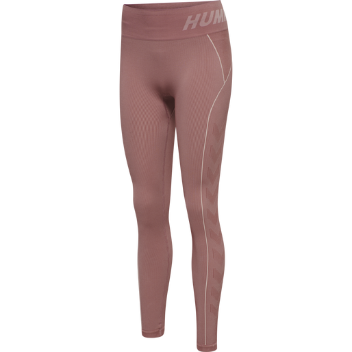 hmlTE CHRISTEL SEAMLESS MW TIGHTS, WITHERED ROSE, packshot