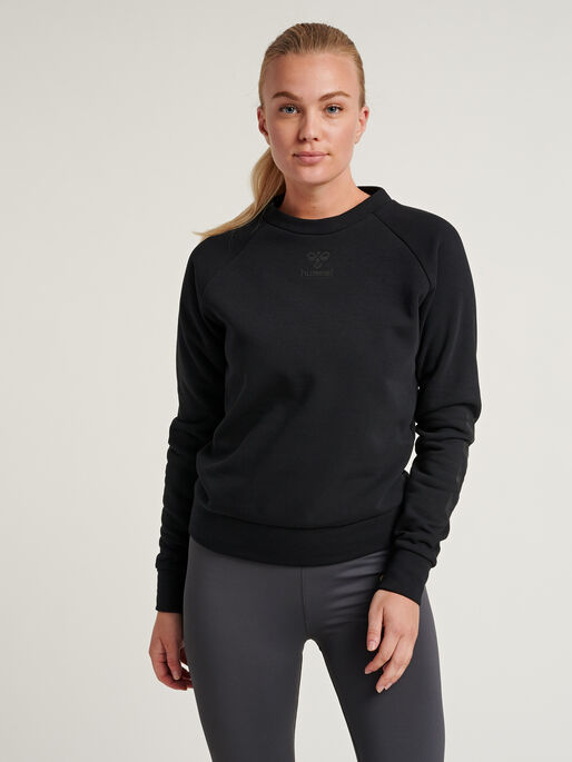 hmlNONI SWEATSHIRT, BLACK, model