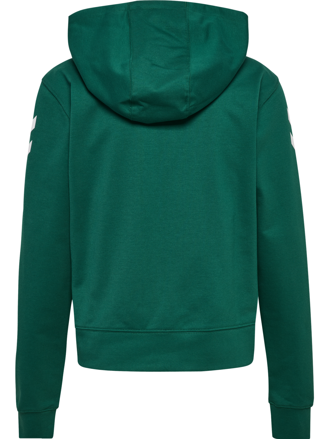 hmlGO 2.0 CHEVRON ZIP HOODIE WOMAN, EVERGREEN, packshot