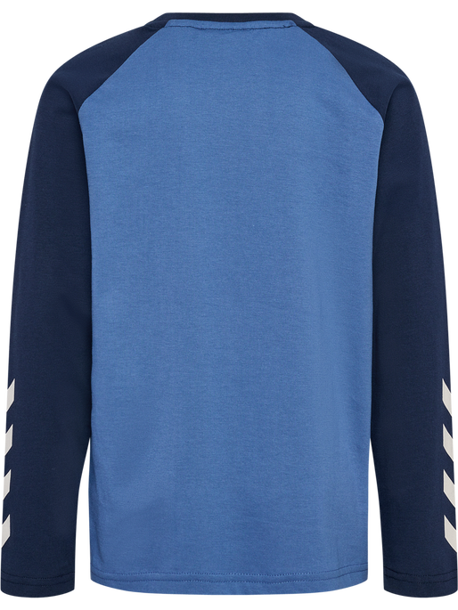 hmlJR LOGO T-SHIRT L/S, DUTCH BLUE hmlJR LOGO T-SHIRT L/S, DUTCH BLUE, packshot