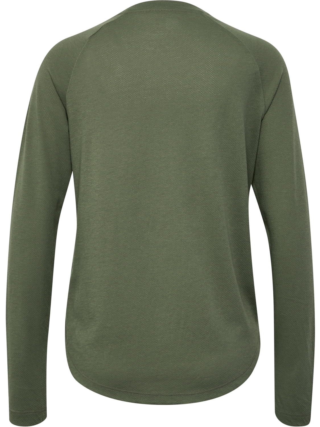 hmlMT VANJA T-SHIRT L/S, DEEP LICHEN GREEN, packshot