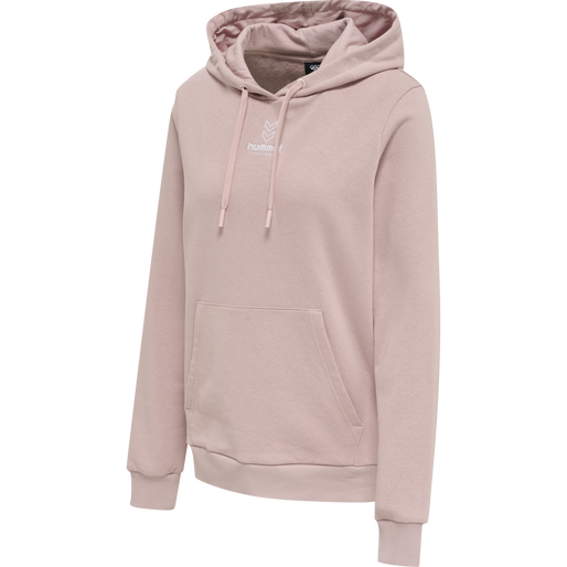 hmlOLIVIA HOODIE, CHALK PINK, packshot