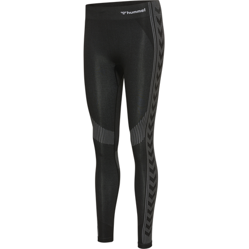 hmlMT SHAPING SEAMLESS MW TIGHTS, BLACK, packshot