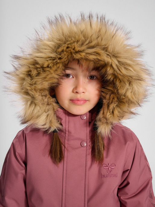 hummel LEAF TEX COAT - ROSE BROWN